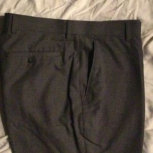 Grayish with tiny black squares men s dressy banana Republic pants. Size 35x32.
